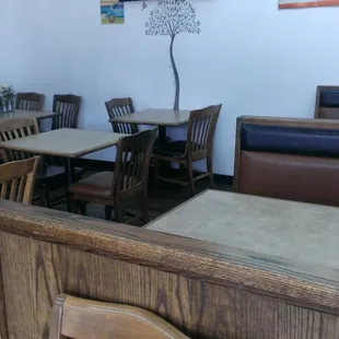 More seating choices