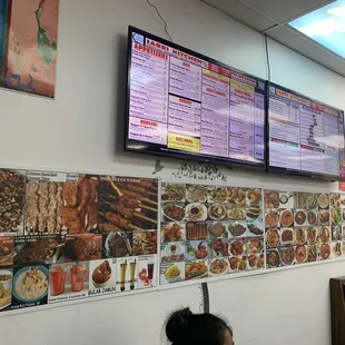 Menu wall