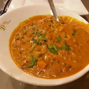 Mataar Paneer...spicy (medium) &amp; delish!