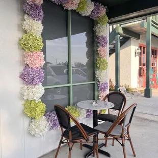 Outdoor seating area