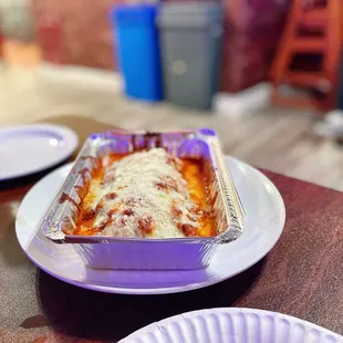 Lasagna with Meat Sauce - so yummy!