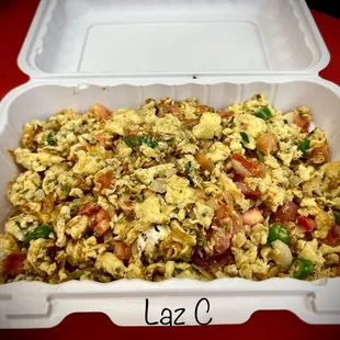 Alerto Burrito minus the tortilla