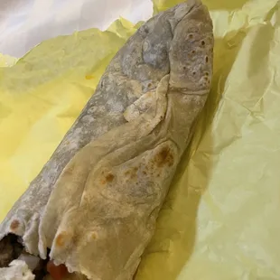 Carne Asada Burrito