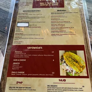 Other side of menu :P