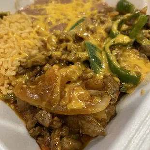 #19 Steak Ranchero Plate