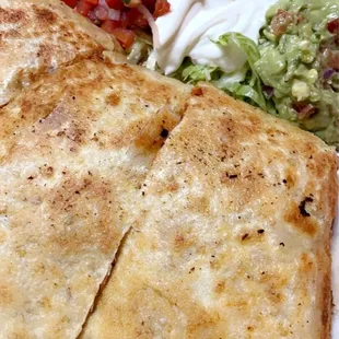 Chicken tinga quesadilla