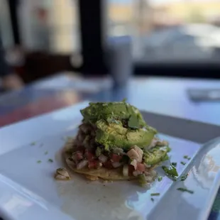 Fish Ceviche Tostada