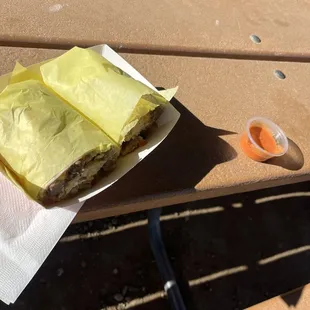 Tri-tip breakfast burrito!