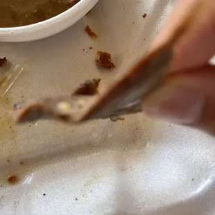 The meat....