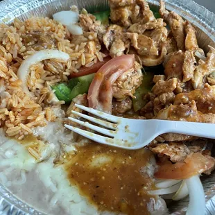 Chicken fajitas