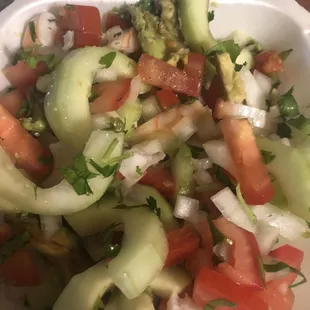 Tostada mixta