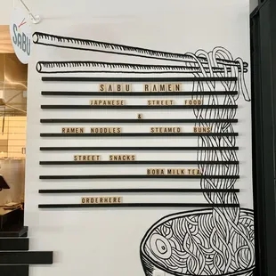 menu, sushi and sashimi