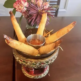 Going Ga Brawng (homemade shrimp egg roll)