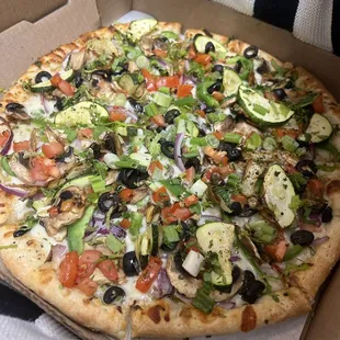 Desi garden pizza