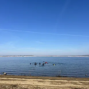 First open water training dive at lake Folsom