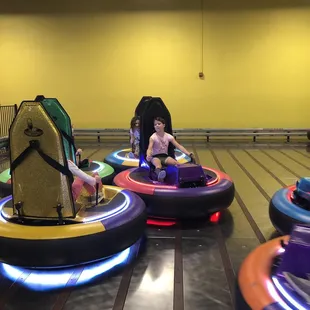Laser tag and bumper cars
