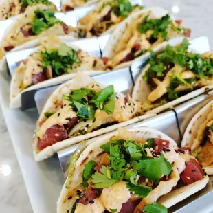 Poke Tacos with Tuna