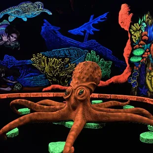 Check out our brand-new black light Mini Golf  Pirate and Mermaid theme course is filled with excitement!