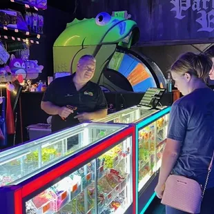 What is your 'go-to' prize when you are winning at the arcade?