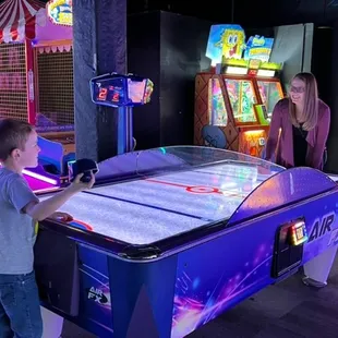 Who's ready for a game of air hockey?