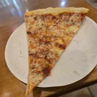 Classic thin NYC style slice