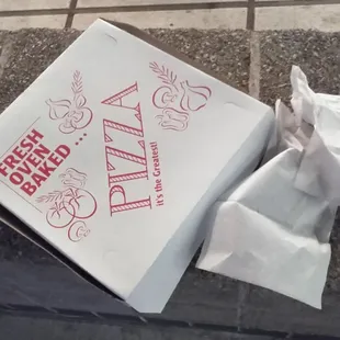 Visit 1 - boxed up, ready to go, and taken along to be eaten near Columbus Circle.