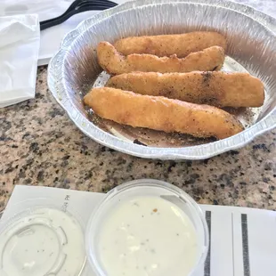 fried pickles - I already most of them