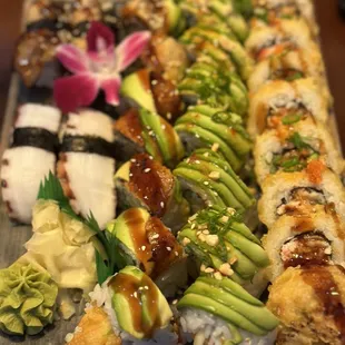 sushi and sashimi, sashimi, sushi, food