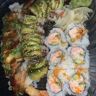 sushi and sashimi, food