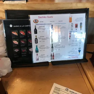 Menus