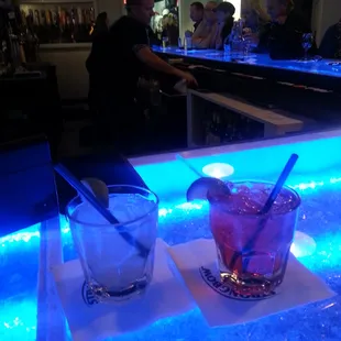 Malibu pineapple &amp; vodka cranberry.