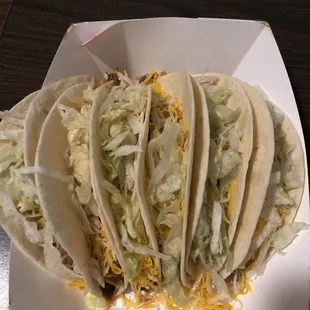 6 different tacos