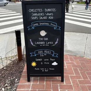 Friendly welcoming sign