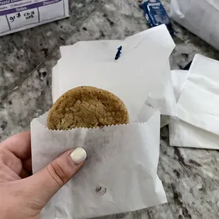 Free cookie with my sandwich! Nice surprise!