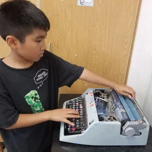 He didnt know what this was.