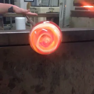 Paperweight in progress.