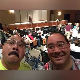 Rich L and I......with Jessica L in the back ground