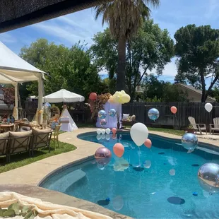 Pool Balloons were a hit!