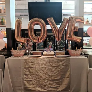 Balloons for wedding shower