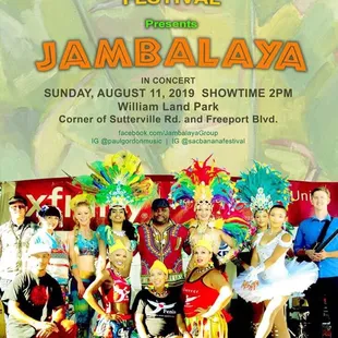 Jambalaya at 2pm Sun 8/11