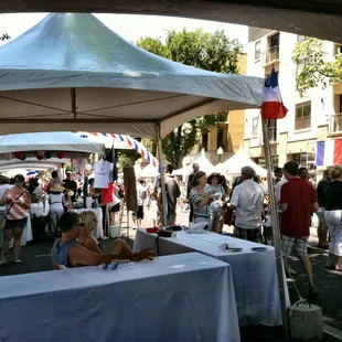 View from the Yelp Booth