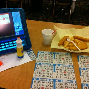 Fish and fish pretty good....