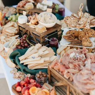 Charcuterie table of our dreams