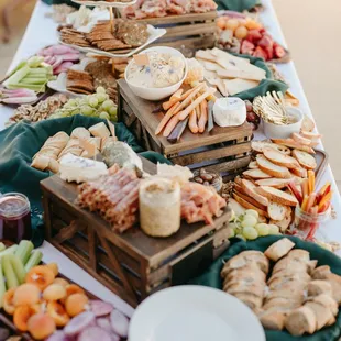Charcuterie table of our dreams