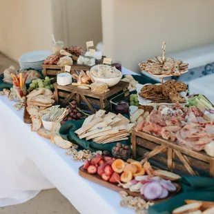 Charcuterie table of our dreams