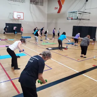 Group Exercise in the Gymnasium
