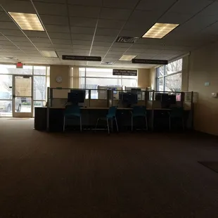 Computers for people to use when registering for certificates.