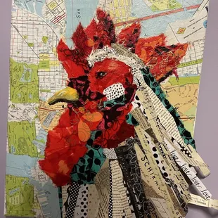 Wow! I love  it. The long feathers  make it a masterpiece. Take Carol&apos;s painting with paper Classes