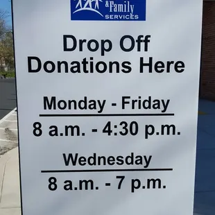 Donation hours ( 3/17/16)