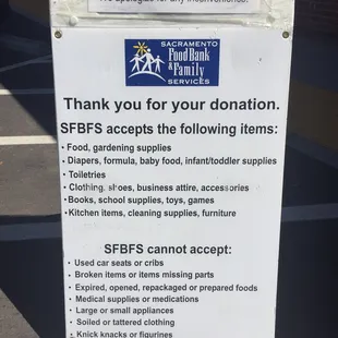 Yay! List of accepted items